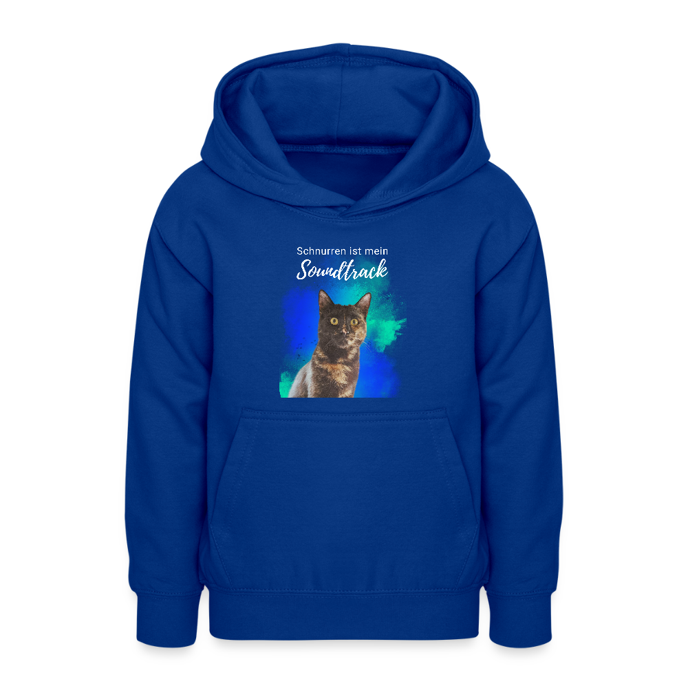 LiNBW. Teenager Hoodie Schnurren ist mein Soundtrack - Royalblau