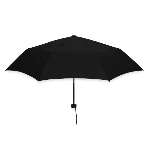 Regenschirm – Tragbarer Schirm mit Schutzhülle und Klettverschluss (24 cm) - LiNBW. - LIFE IS NOT JUST BLACK AND WHITE