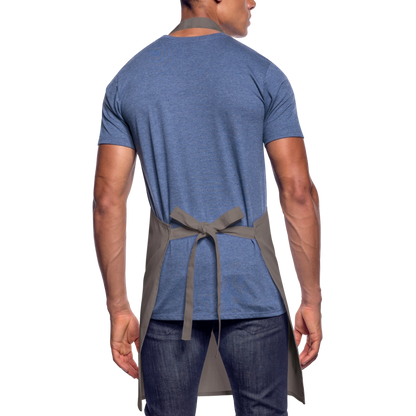 Kochschürze „Stolzes Personal einer Katze“ – Für wahre Katzenbedienstete - Grau