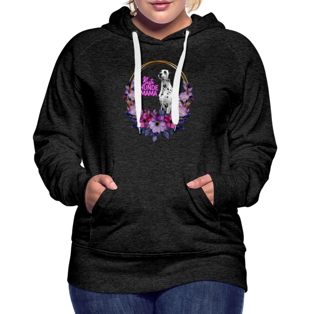LiNBW. Frauen Hoodie Beste Hundemama - Anthrazit