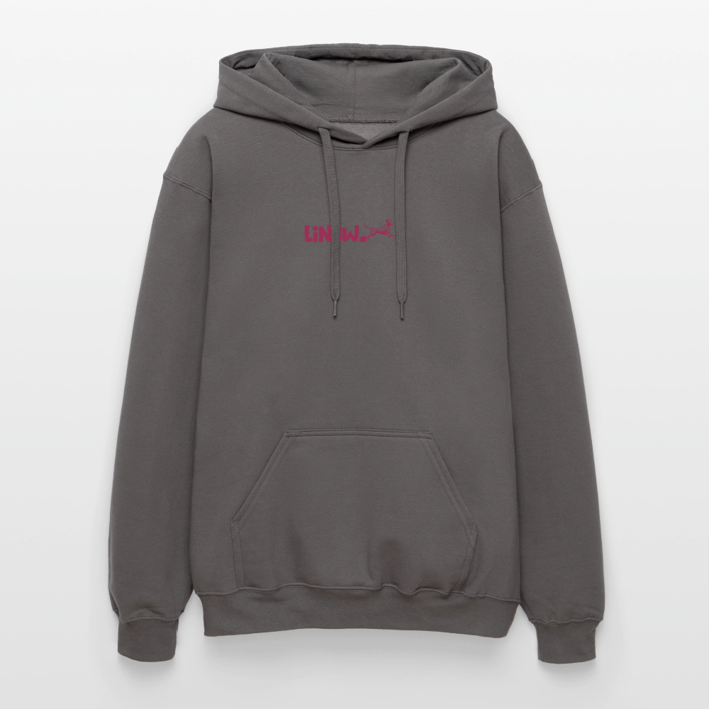 LiNBW. Männer & Frauen Hoodie Life is not just black and white - Dunkelgrau