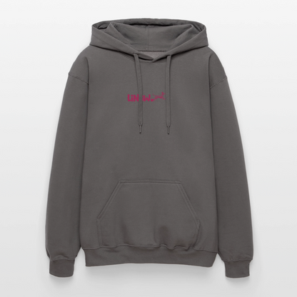 LiNBW. Männer & Frauen Hoodie Life is not just black and white - Dunkelgrau