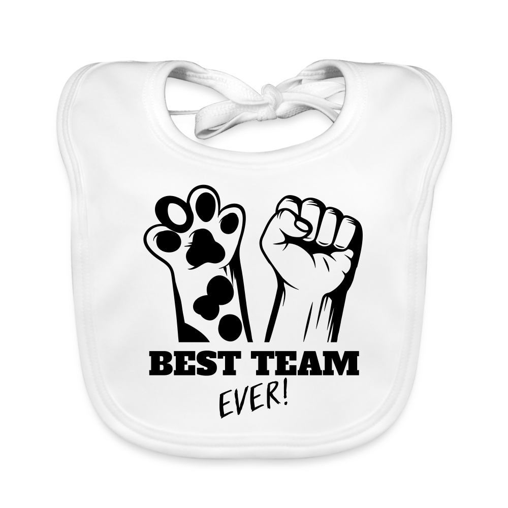 LiNBW. Lätzchen Best Team Ever - Weiß