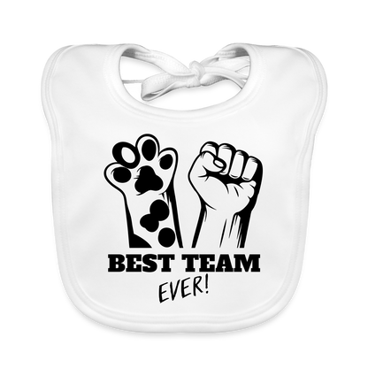 LiNBW. Lätzchen Best Team Ever - Weiß