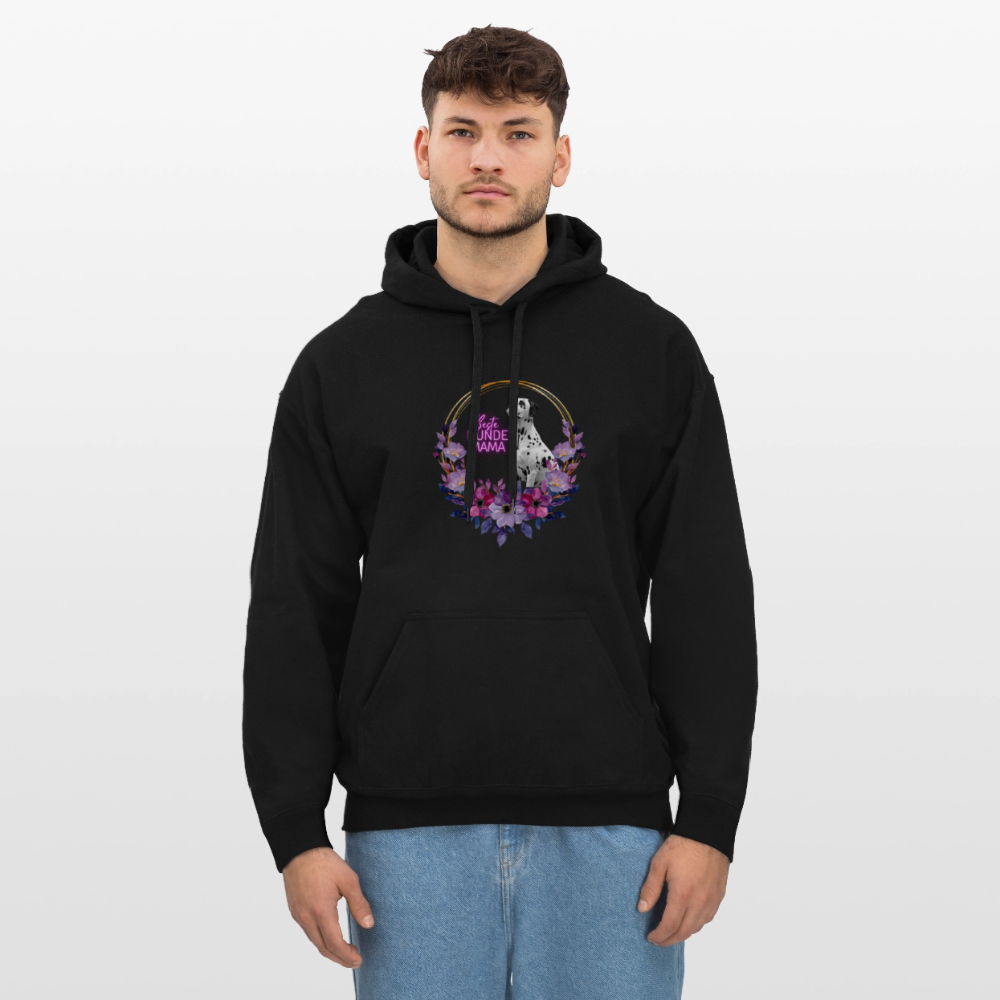 LiNBW. Männer & Frauen Hoodie Beste Hundemama - Schwarz