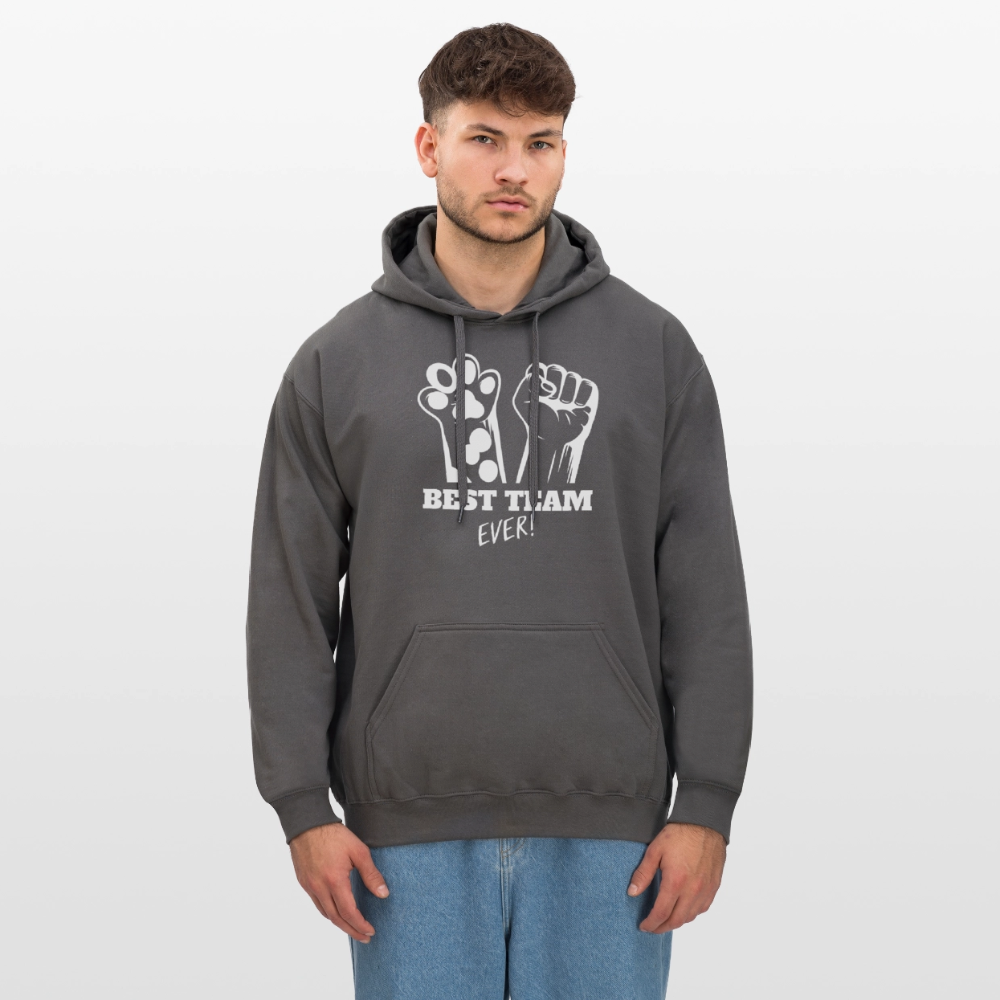 LiNBW. Männer & Frauen Hoodie Best Team Ever - Dunkelgrau