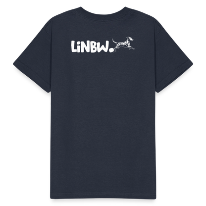 Kinder-T-Shirt – Dalmatiner in Farbe | Life is not just black and white - Navy