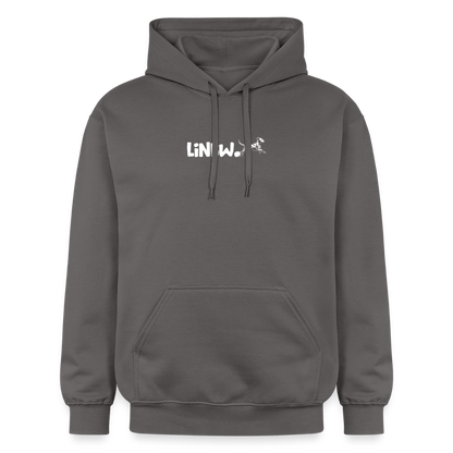 LiNBW. Männer & Frauen Hoodie Life is not just black and white - Dunkelgrau