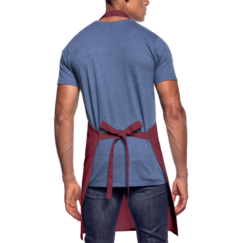 Kochschürze mit LINBW-Logo – schlicht, stilvoll & bewusst - Bordeaux