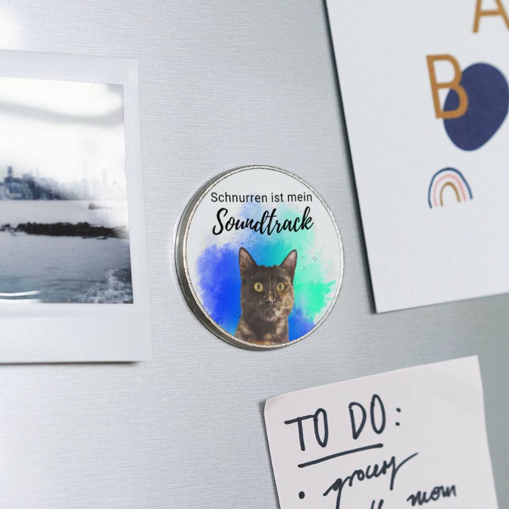 LiNBW. Magnet Katze Nala - Weiß