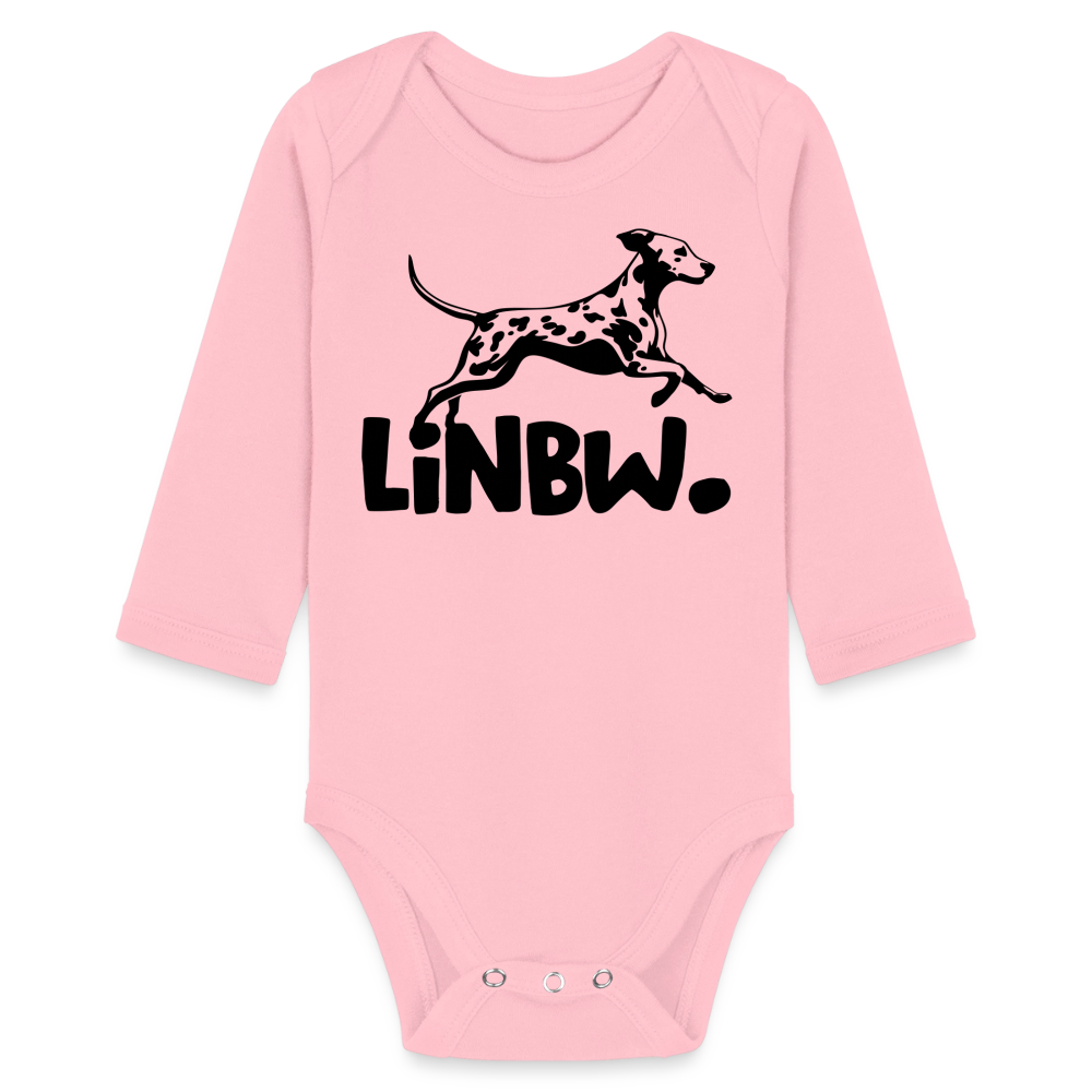 Baby-Body „LINBW Signature“ – Mit Dalmatinerlogo - Hellrosa