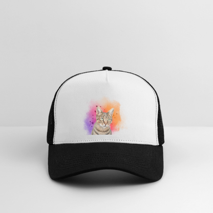 LiNBW. Cap Katze Pedro - Weiß/Schwarz