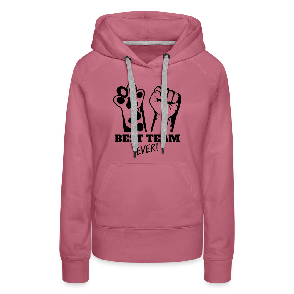 LiNBW.  Frauen Hoodie Best Team Ever - Malve