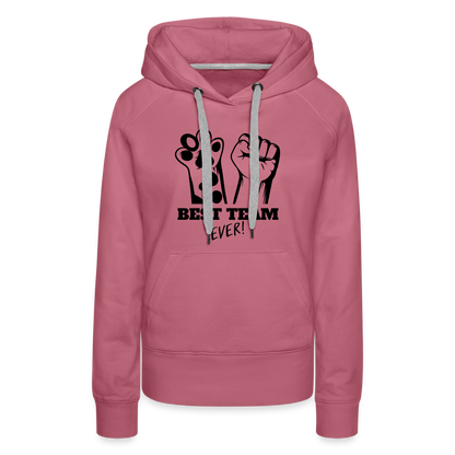 LiNBW.  Frauen Hoodie Best Team Ever - Malve