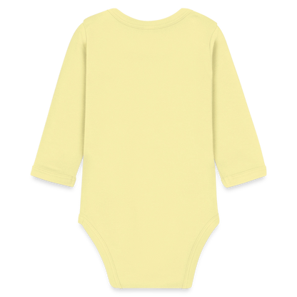 Baby-Body „Life is not just black and white“ – Statement mit Haltung - Hellgelb
