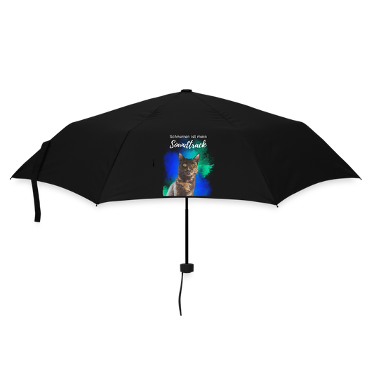 LiNBW. Regenschirm Schnurren ist mein Soundtrack - Schwarz