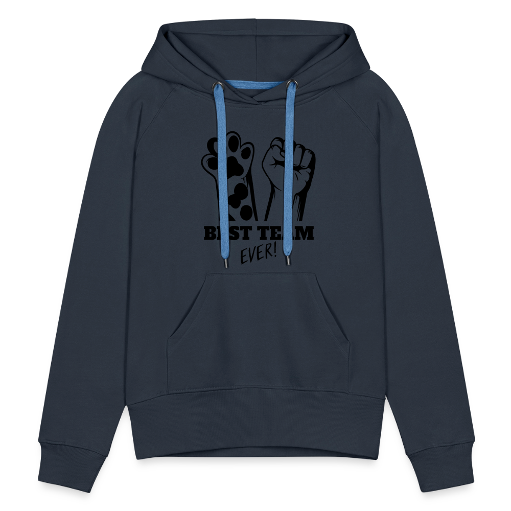 LiNBW.  Frauen Hoodie Best Team Ever - Navy