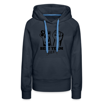 LiNBW.  Frauen Hoodie Best Team Ever - Navy