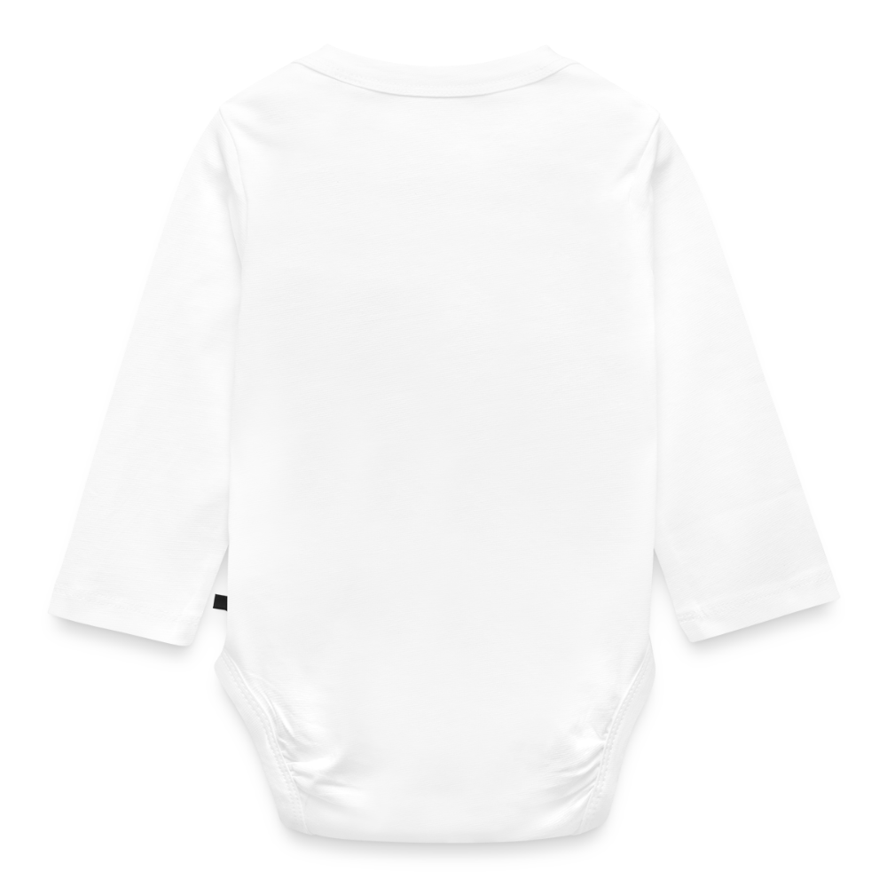 Baby-Body „Life is not just black and white“ – Statement mit Haltung - Weiß