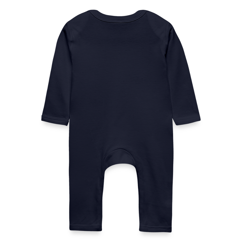 LiNBW. Baby Strampler Dalmatiner Life is not just black and white - Navy