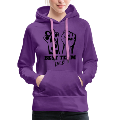LiNBW.  Frauen Hoodie Best Team Ever - Purple