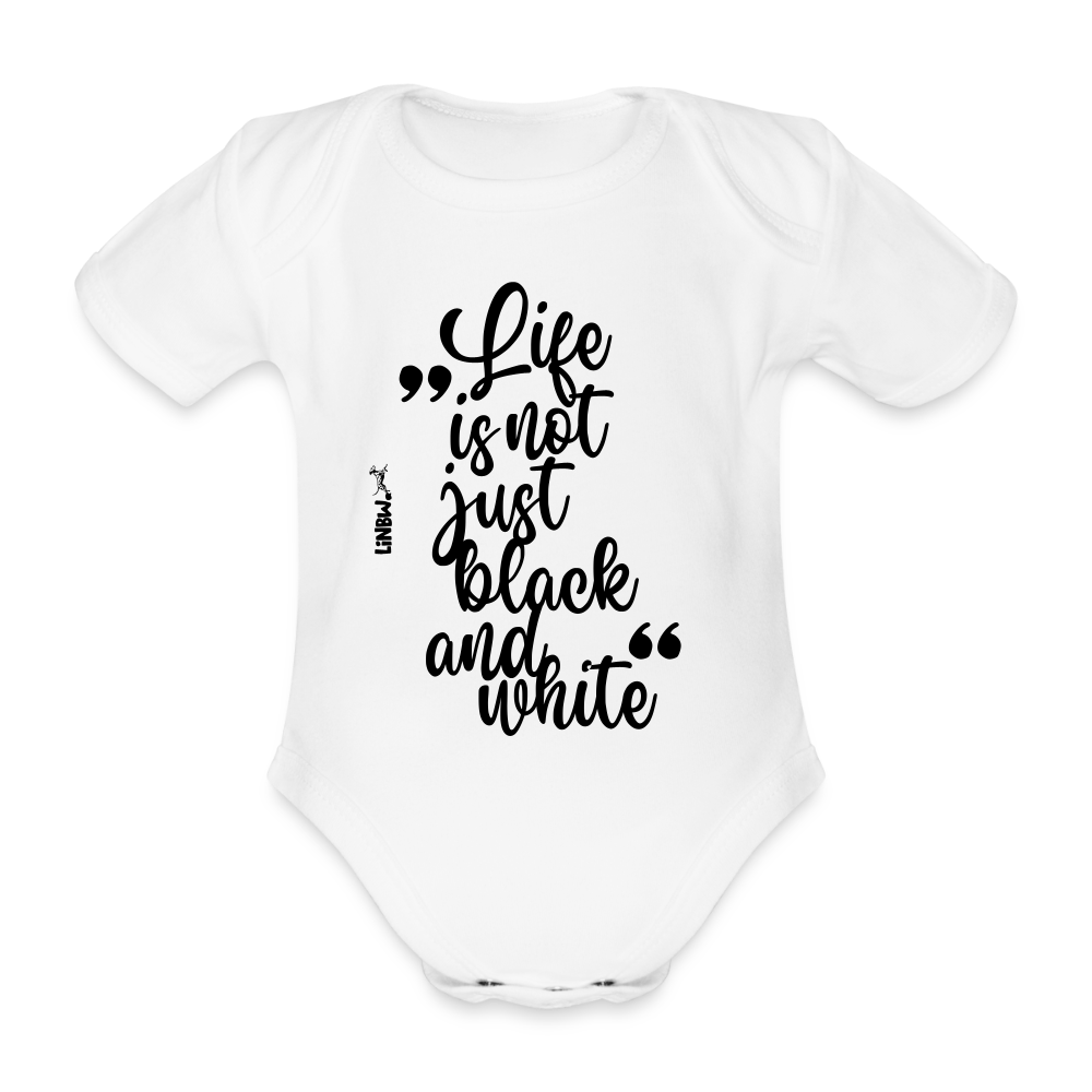 LiNBW. Body Kurzarm Life is not just black and white - Weiß