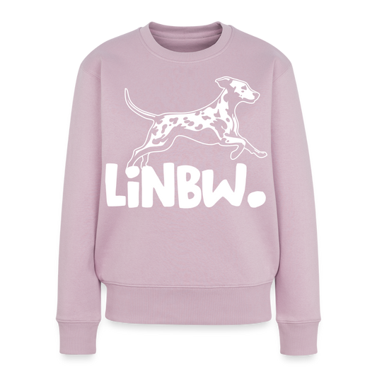 Damen Pullover „LINBW Logo“ – Dalmatiner Design – weißer Print 🐾🤍 - Altrosa