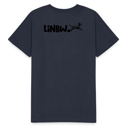 Kinder-T-Shirt – Life is not just black and white | Statement-Shirt mit Haltung - Navy