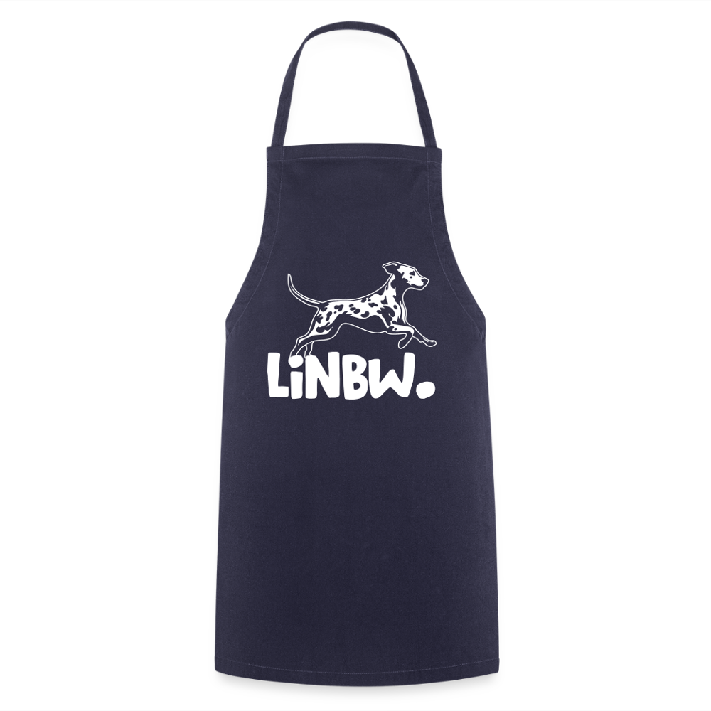 Kochschürze mit LINBW-Logo – schlicht, stilvoll & bewusst - Navy