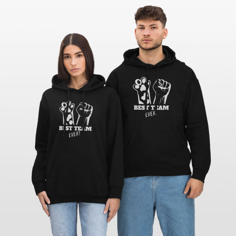 LiNBW. Männer & Frauen Hoodie Best Team Ever - Schwarz