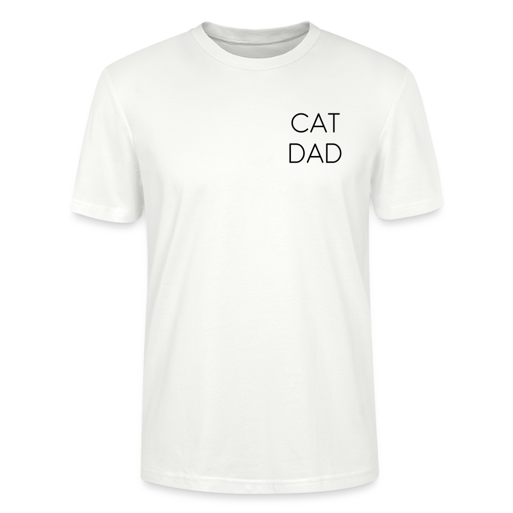 LiNBW. Männer T-Shirt Stolzes Personal einer Katze - Weiß