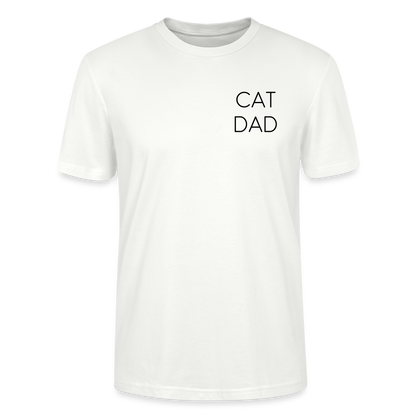 LiNBW. Männer T-Shirt Stolzes Personal einer Katze - Weiß