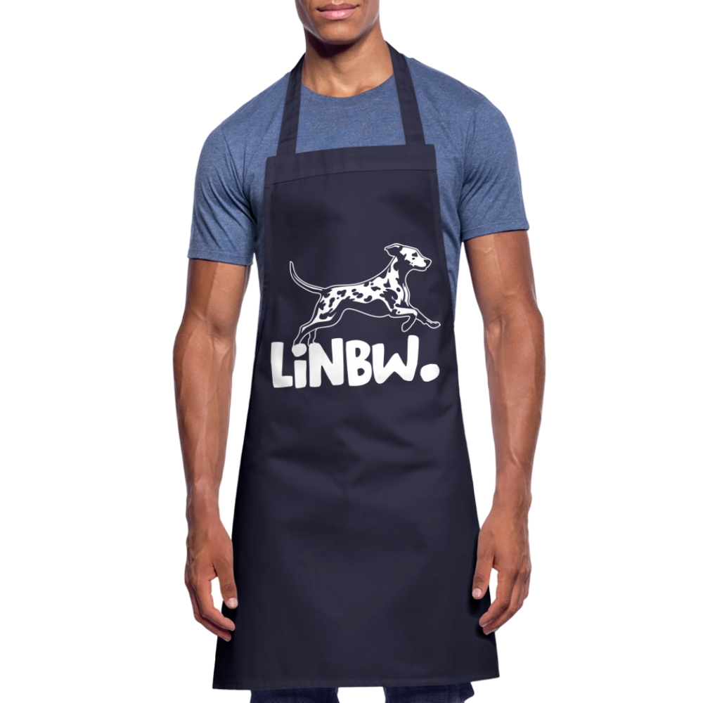 Kochschürze mit LINBW-Logo – schlicht, stilvoll & bewusst - Navy