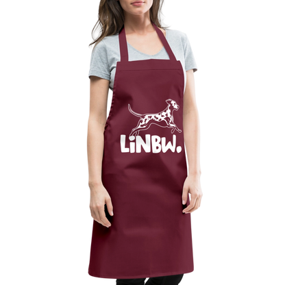 Kochschürze mit LINBW-Logo – schlicht, stilvoll & bewusst - Bordeaux