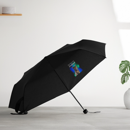 LiNBW. Regenschirm Schnurren ist mein Soundtrack - Schwarz