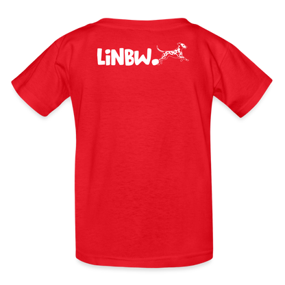 Kinder-T-Shirt – Life is not just black and white | Statement-Shirt mit Haltung - Rot